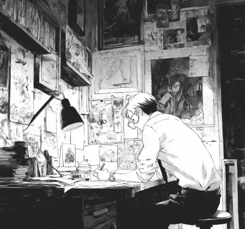 漫蛙漫画人气榜单条目封面组合，用于呈现位次层次