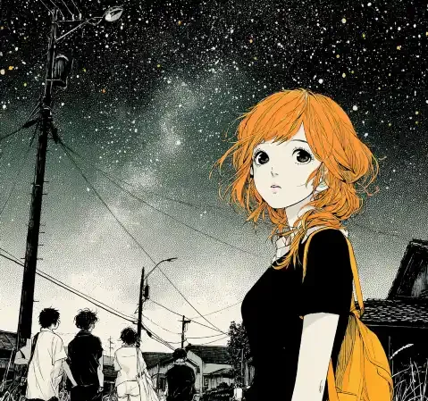 悬疑题材漫画作品封面，旧档案室与堆叠的文件